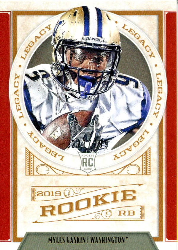 Myles Gaskin 2019 Panini Legacy Rookie Card