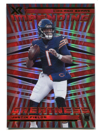 Justin Fields 2021 Panini XR Greatness Impending #IMG8 Card