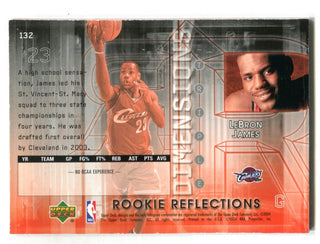 Lebron James 2003-04 Upper Deck Rookie Reflections (846/999) Card