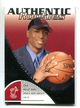 Dwyane Wade 2003-04 Upper Deck Authentic Rookies #111 (647/999) Card