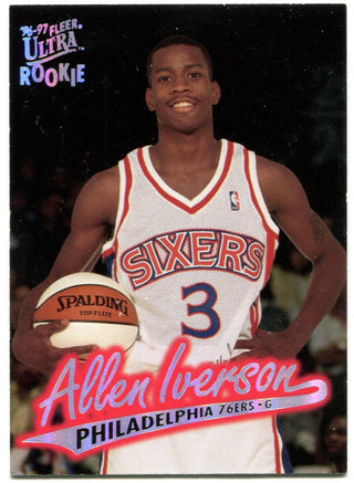 Allen Iverson 1996 Rookie Card Fleer