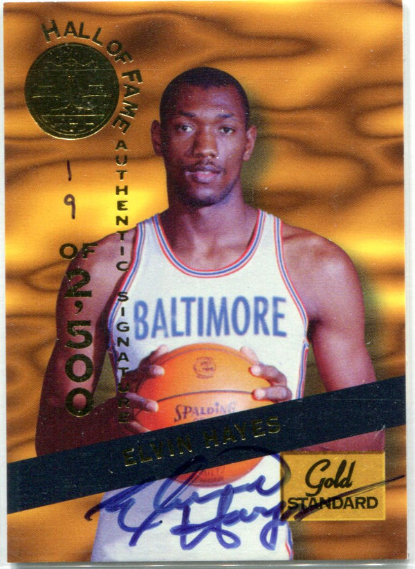 Elvin Hayes 1994 Gold Standard Autographed Card #19/2500