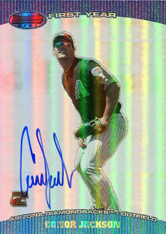 Conor Jackson Autographed 2004 Bowman's Best Card