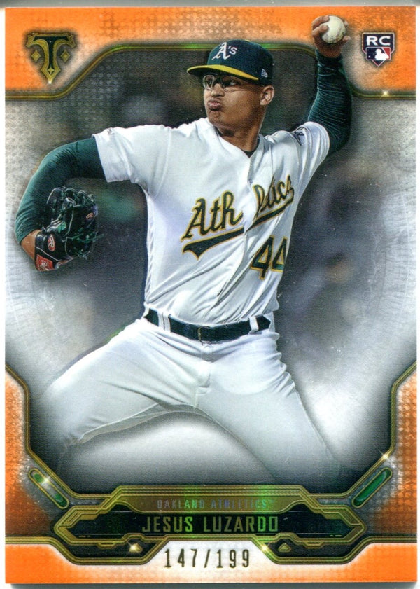 Jesus Luzardo Topps Rookie Card #147/199