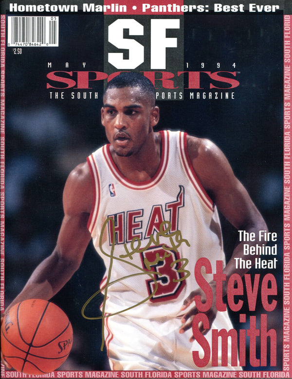 Steve Smith Autographed South Florida Sports Magazine