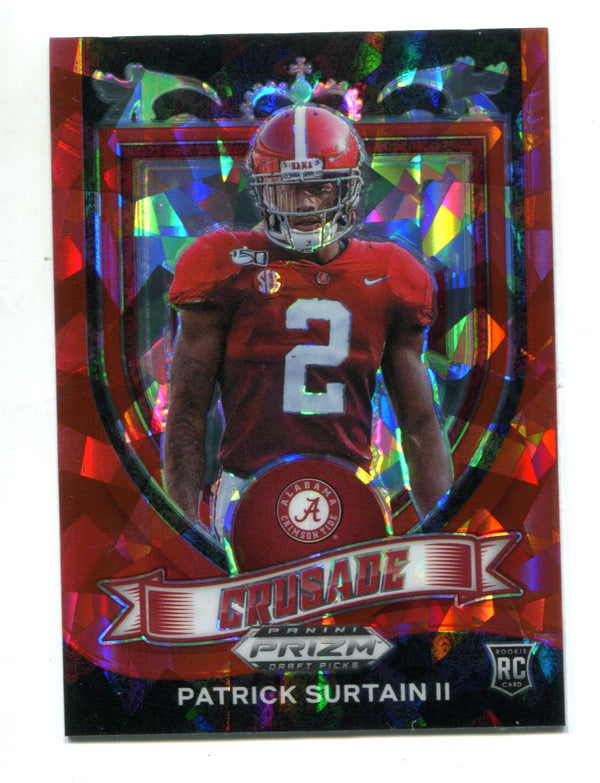 Patrick Surtain 2021 Panini Prizm Draft Picks Red Cracked Ice #178 RC