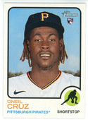 Oneil Cruz 2022 Topps Heritage Rookie Card #157