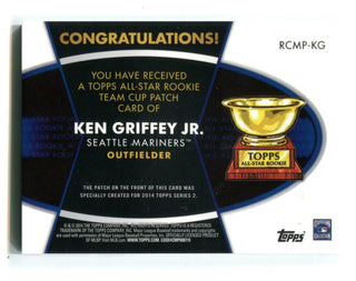 Ken Griffey Jr. 2014 Topps Commemorative All-Star Rookie Patch Card #RCMPKG