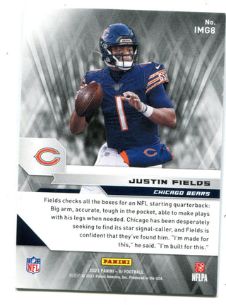 Justin Fields 2021 Panini XR Greatness Impending #IMG8 Card