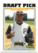 Andrew McCutchen Draft Pick Rookie Card Topps