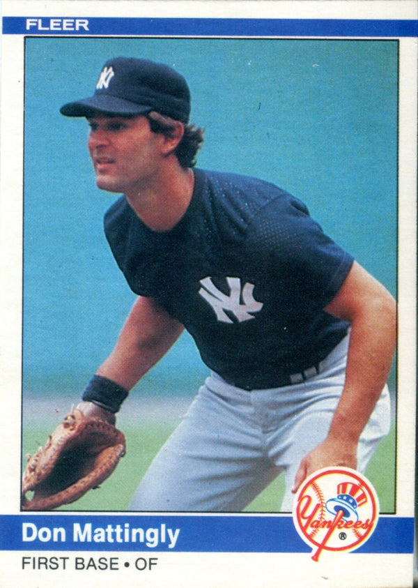 Don Mattingly Fleer 1984 Card