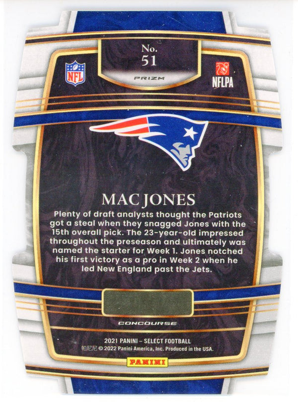 Mac Jones 2021 Historic Cut Rookie Card 