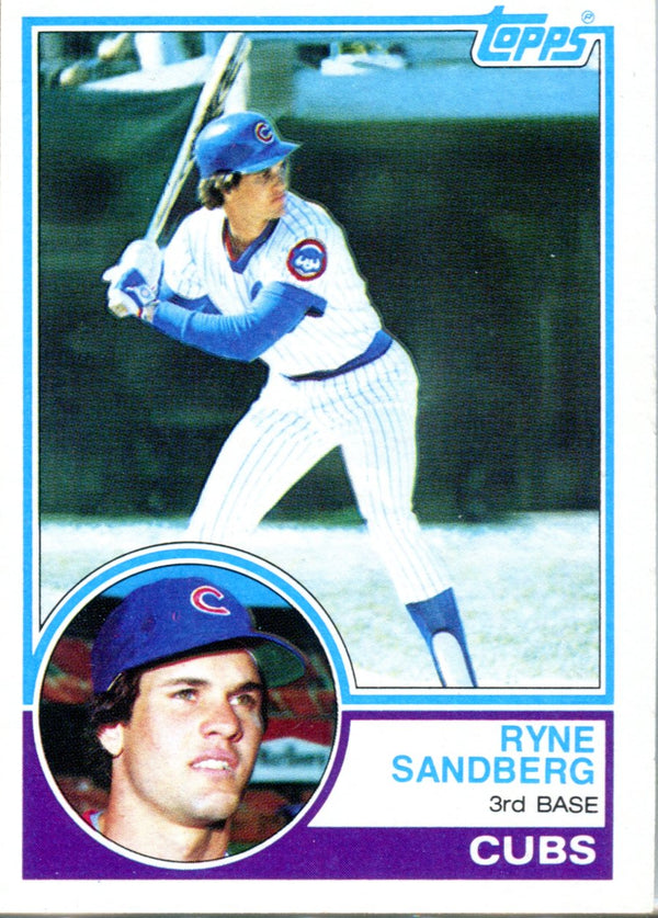 Ryne Sandberg 1983 Topps Card