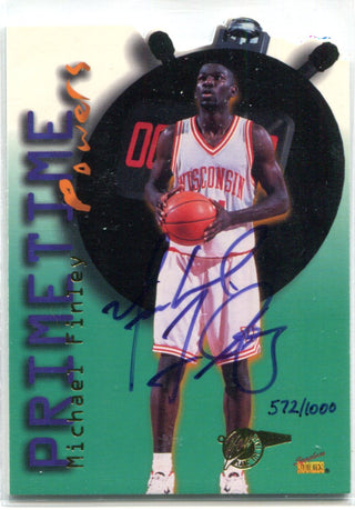 Michael Finley 1996 Signature Rookies Autographed Card #572/1000