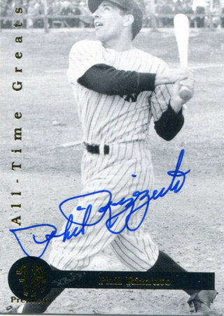 Phil Rizzuto Autographed Front Row Card