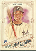 Miguel Andujar 2018 Topps Allen & Ginter Rookie Card