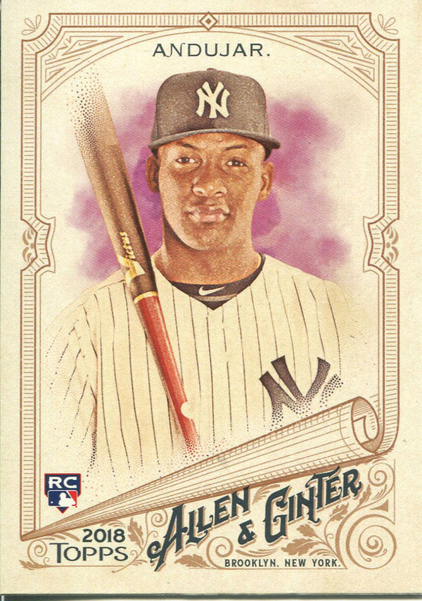 Miguel Andujar 2018 Topps Allen & Ginter Rookie Card