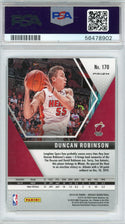 Duncan Robinson 2019 Panini Mosaic Green Prizm Card #170 (PSA)