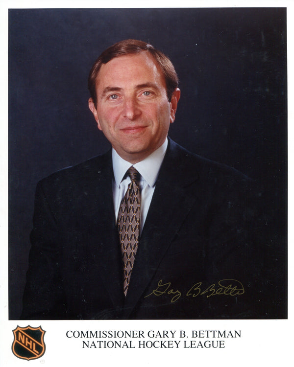 Gary B. Bettman Autographed 8x10 Photo