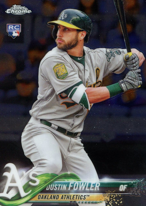 Dustin Fowler 2018 Topps Chrome Rookie Card