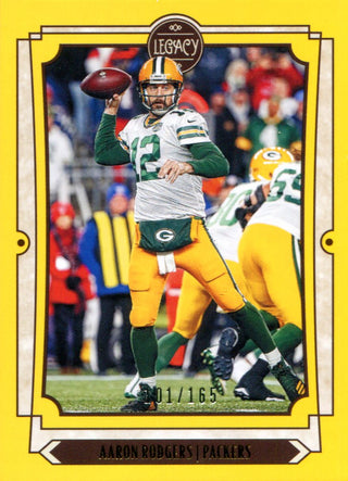 Aaron Rodgers 2019 Panini Donruss Elite Field Vision Insert Card