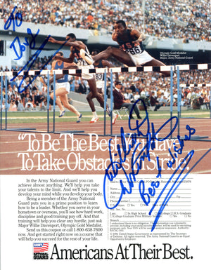 Willie Davenport Autographed Magazine Page