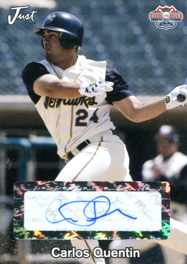 Carlos Quentin Autographed Just Card #44/50