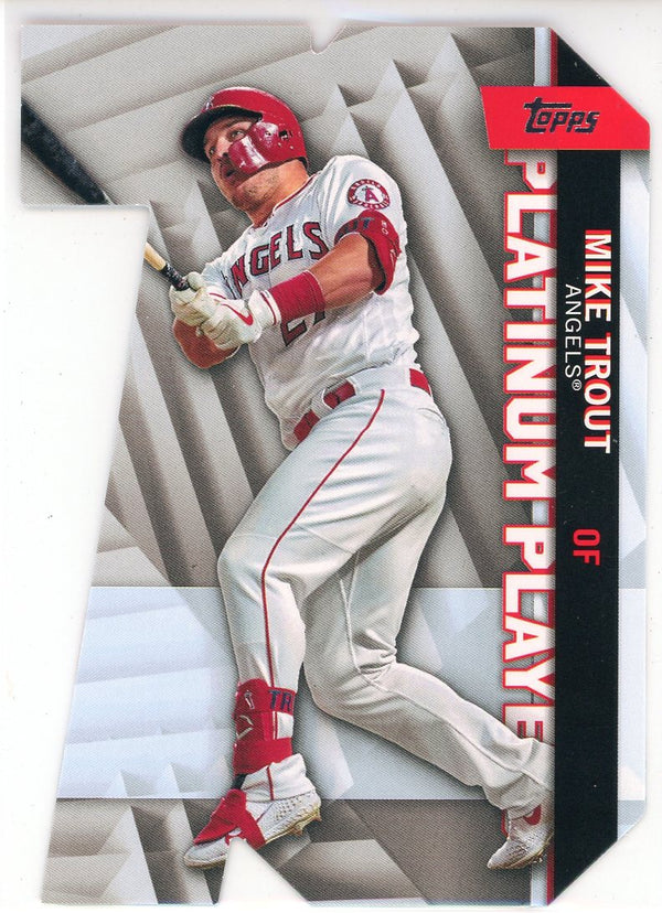 Mike Trout 2021 Topps Platinum Players Die Cut Card #PDC-1