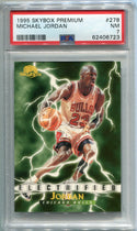 Michael Jordan 1995 Skybox Premium Electrified Card (PSA NM 7)