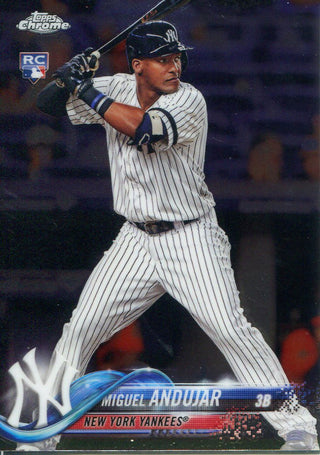 Miguel Andujar 2018 Topps Chrome Rookie Card