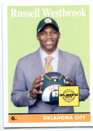 Russell Westbrook 2008 Topps Unsigned Rookie Card