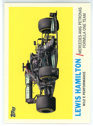 Lewis Hamilton 2021 Topps Formula 1 Card #T61-LH