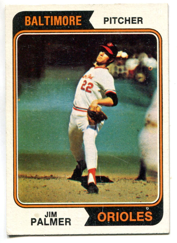 Jim Palmer 1974 Topps Card #40