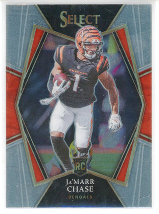 Ja'Marr Chase 2021 Panini Select Premier Level Rookie Card #147