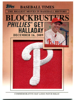 Roy Halladay Baseball Times Blockbusters Signs with Phillies Card
