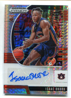 Isaac Okoro 2020 Prizm Draft Picks Hyper Prizm #PA10 Auto RC