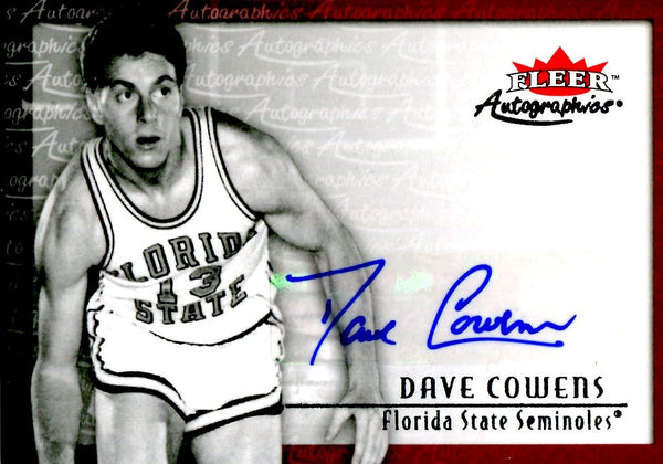 Dave Cowens 2013-14 Fleer Retro Autographed Card