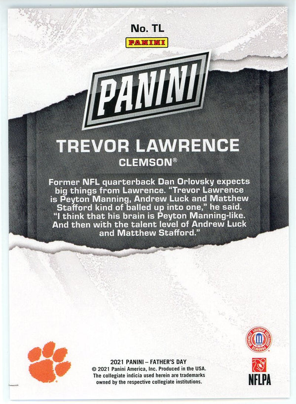 Trevor Lawrence 2021 Panini Father's Day Rookie Card #TL