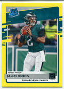 Jalen Hurts Donruss Rookie Card