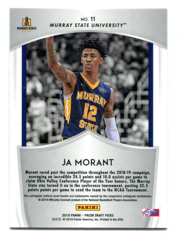 Ja Morant Panini Draft Picks Crusade #11 Card