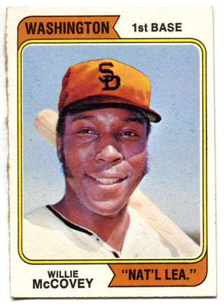 Willie McCovey 1974 Topps Card #250