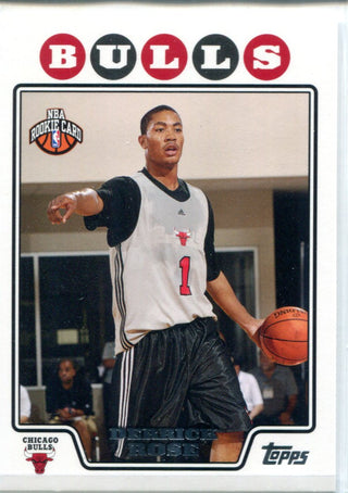 Derrick Rose 2008 Topps Unsigned Rookie Card