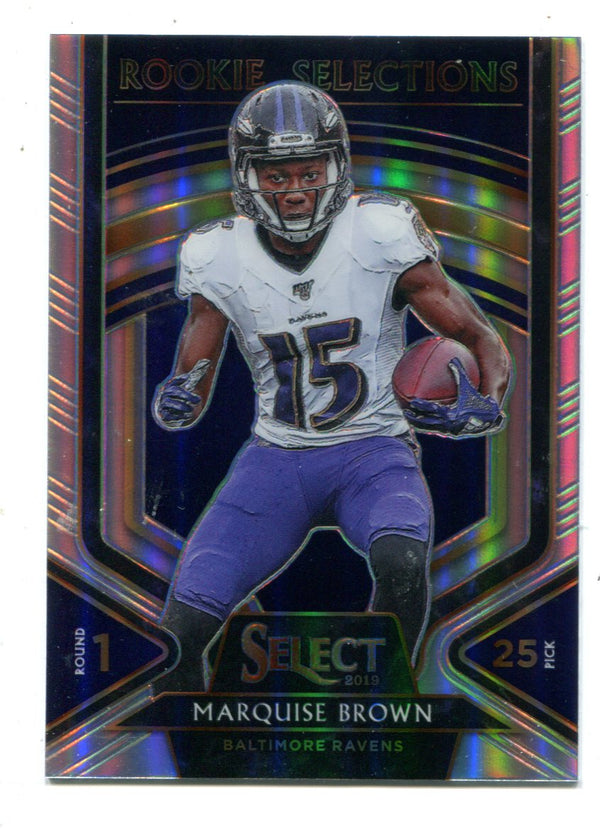 Marquise Brown 2019 Select Silver Prizm Rookie Selections RC SP #6