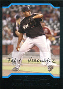 Felix Hernandez Unsigned 2004 Bowman Rookie Card