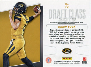 Drew Lock 2019 Contenders Draft Picks Rookie Card