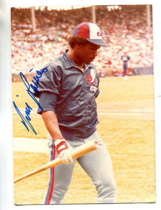 Tim Raines Autographed 3x5 Photo