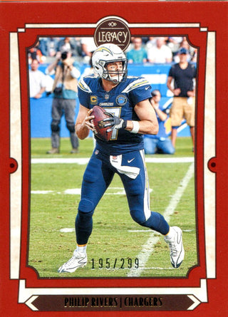 Philip RIvers 2019 Panini Legacy Insert Card
