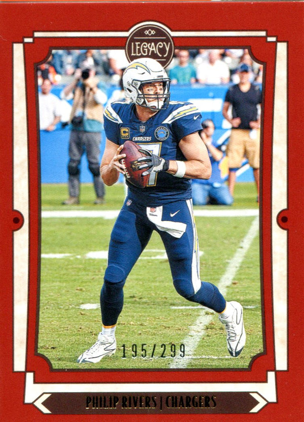 Philip RIvers 2019 Panini Legacy Insert Card