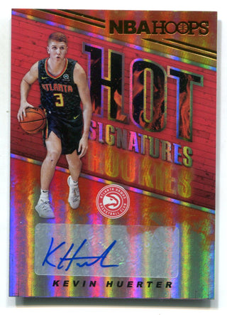Kevin Huerter 2018 Panini NBA Hoops Hot Signatures Auto RC