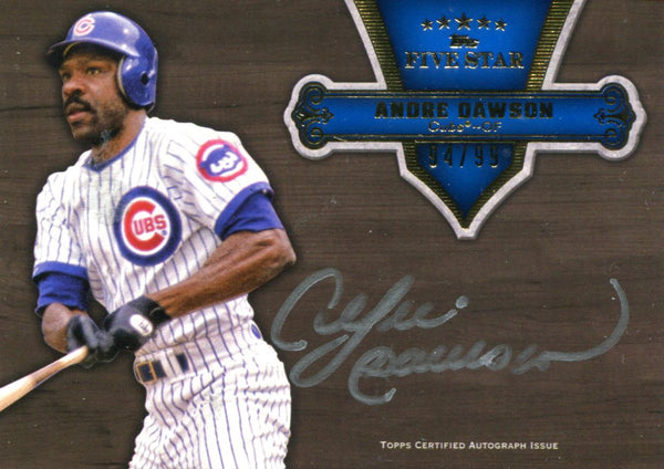 Andre Dawson Autographed Topps Card #94/99